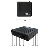 זול משחקי וידאו-ampown g11 pro 4k hd 3d gamebox קונסולת משחקי וידאו 64g 128g 256g game sopa 2.4g tablet gamepad תמיכה psp gbc gba n64 40000 משחקים, מתנות למסיבת יום הולדת לחגים לחברים ולילדים