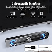 Недорогие Динамики-Беспроводная звуковая панель Bluetooth Hi-Fi стереодинамик Обновленная версия высокого качества звука для смартфона/планшета/компьютера Домашний кинотеатр Телевизор с сильным басом Саундбар