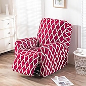 cheap Recliner Chair Cover-Stretch Recliner Cover Recliner Covers 1 Seater Armchair Couch Slipcover with Elastic Loop, Anti-cat Scratch Furniture Protector for Kids, Pets, Dogs, Cats