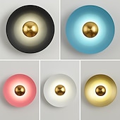 billige Vegglamper for innendørsbruk-innendørs vegglampe led kobber sirkel design stue soverom metall vegglamper 3000k e26 vegglampe for soverom bad