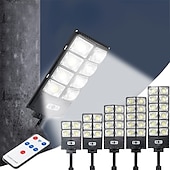 cheap Street Lights-Solar Street Lights Outdoor Waterproof  High Brightness Dusk to Dawn LED Lamp with Motion Sensor Remote Control for Garden Patio Porch Garage