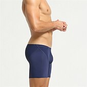 economico Boxer da uomo-Per uomo 1 PC Boxer Slip Elastene Misto cotone / sintetico Lavabile Comodo Liscio A vita bassa Nero Bianco