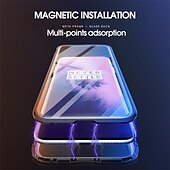 economico Cover Samsung-telefono Custodia Per Samsung Galaxy A34 A54 A73 A53 A33 A72 A52 A42 A71 A51 A31 A21s A12 A32 A13 Custodia ad adsorbimento magnetico con Proteggi Schermo Magnetico Protezione Completa Trasparente