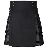 levne Spodní části-Retro Punk a gotika Skotské užitkové kilty Ren Faire Pánské Keltské Plesová maškaráda Večírek Dospělé Sukně