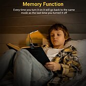 cheap Reading Lights-Book Lights 14 LEDs for Reading in Bed Touch Control Reading Light with 3 Colors &amp; 8 Brightness Reading Lights for Books in Bed Portable &amp; Adjustable Rechargeable Reading Lamp