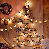 cheap USB String Lights-Cute Yellow Duck Sheep Hippo Animal Shaped LED Fairy String Lights 1.5M 10LEDs Indoor Outdoor Christmas Wedding Birthday Party Garden Children&#039;s Room Decoration
