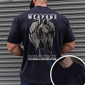cheap Men&#039;s Graphic T Shirt-Men&#039;s Templar Cross Graphic Prints Old People T Shirt Graphic Tee Cotton Short Sleeves Graphic Shirt Black Navy Blue Green Comfortable Tee Vacation Street Fashion Designer Clothing