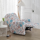 cheap Recliner Chair Cover-Stretch Recliner Cover Recliner Covers 1 Seater Armchair Couch Slipcover with Elastic Loop, Anti-cat Scratch Furniture Protector for Kids, Pets, Dogs, Cats