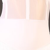 cheap Latin Dancewear-Latin Dance Latin Salsa Dance Dress Tassel Women&#039;s Girls&#039; Performance Training Sleeveless High Spandex Tulle