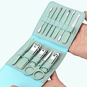 cheap Travel &amp; Luggage Accessories-St.Patrick&#039;s Day Manicure Set 16 In 1 Full Function Kit Professional Stainless Steel Pedicure Sets With Leather Portable Case Idea Gift