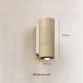 billige Vegglys-led vegglampe keramisk marmor 5w soverom nattbordslampe rund design for stue bakgrunnsvegg moderne korridor balkong studie kreativt lys luksus vegglampe