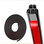 cheap Car Body Decoration &amp; Protection-Starfire 5M L-shaped car door trunk sealing strip rubber sealing strip edge universal 5 meters high-quality car quiet solution rubber sealing strip shape sound insulation bumper strip