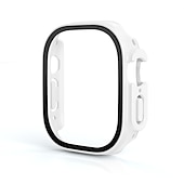 economico Cover per smartwatch-Custodia per orologi con protezione per lo schermo Compatibile con Apple Watch Ultra 49mm / Series 8 7 41mm 45mm / Series 6 5 4 SE 40mm 44mm / Series 3 2 1 38mm 42mm Resistente agli urti PC rigido