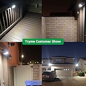 ieftine Luminile străzii-Lumină solară cu led pentru grădină, în aer liber, cu clipsare, cu senzor de mișcare, IP65, rezistentă la apă, pentru gard, punte, perete, cort de camping, terasă