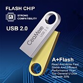 cheap Computer Peripherals-Ceamere C3 Usb Flash Drive 16gb Pen Drive Pendrive Usb 2.0 Flash Drive Memory Stick For Computer Mac with keychain