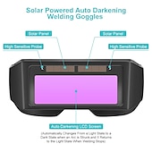 billiga Reparationsverktyg-solar auto mörkare svetsglasögon svetsglasögon säkerhetsskydd svetsmask hjälm med justerbar skugga ögon glasögon mask anti-flog glasögon