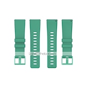 billiga Fitbit klockband-Smart Watch-band för Fitbit Versa 2 / Versa Lite / Versa SE / Versa Mjuk silikon Smart klocka Rem Justerbar Andningsfunktion Klassiskt lås Sportband Ersättning Armband