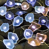 お買い得  電池式-マリンテーマストリングライト 3m 30led キノコミツバチ 銅線 フェアリーストリングライト ホリデーシーサイドパーティーの装飾ライト バッテリー駆動 クリスマス 誕生日 結婚式 ガーデン アウトドア キャンプ 家族 パーティー dec