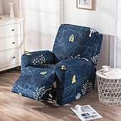 cheap Recliner Chair Cover-Stretch Recliner Cover Recliner Covers 1 Seater Armchair Couch Slipcover with Elastic Loop, Anti-cat Scratch Furniture Protector for Kids, Pets, Dogs, Cats