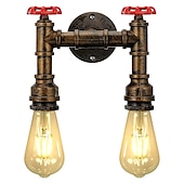 abordables Appliques murales LED-lightinthebox applique rétro lampe murale rétro industrielle lampe murale créative pour conduite d&#039;eau tieyi maximum 60w applicable à la chambre à coucher cuisine restaurant loft café bar couloir