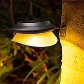 Χαμηλού Κόστους Εξωτερικά Επιτοίχια Φώτα-1/4/6 τμχ ηλιακά φώτα υδρορροής υπαίθριο αδιάβροχο ηλιακό φως φράχτη για πρόσβαση στο κατάστρωμα αυλή βεράντα δρόμο γκαράζ σκάλα τοίχος διακόσμηση τοπίου φωτισμός ηλιακό φως νύχτας