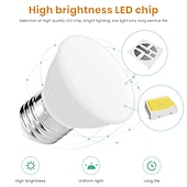cheap Smart Lights-LED Light Cup RGB Remote Control 16-Color Magic Spot Light GU10 Interior Decoration Light E27 Bar Festival Atmosphere