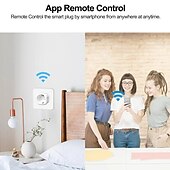 preiswerte Stromversorgung-tuya wifi smart plug funktioniert mit alexa google zur sprachsteuerung mini smart outlet plug mit timer-funktion kein hub erforderlich