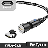 お買い得  スマホケーブル-マルチ充電ケーブル 60W 3.3フィート 6.6フィート USBCからLightning/マイクロ/USBC 3 A 急速充電 ナイロン編組 耐久 磁石バックル 用途 サムスン Xiaomi Huawei 携帯電話アクセサリー