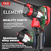 お買い得  テスター＆検出器-tasi 880/680/480 摂氏カラフルなディスプレイ高温赤外線レーザー温度計