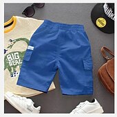 voordelige Broeken-Kinderen Jongens Short Effen Kleur Comfort Korte broek School Katoen Aanbiddelijk Dagelijks Wit Geel blauw