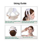 cheap Skin Care Tools-Silicone V Shape Bandage Face Lift Up Slimming Mask Belt Anti Wrinkle Reduce Double Chin Band V Face Chin Cheek Strap