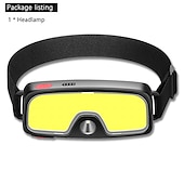 ieftine Lumini de camping-pescuit noaptea camping faruri de lucru lumini de ciclism în aer liber lumini de rulare pe timp de noapte reîncărcabile prin usb faruri lucioase lumini din silicon