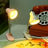 Недорогие Светодиодная лампа с эффектом заката-мини-настольная книжная лампа с зажимом для книги на батарейках светодиодная защита для глаз лампа для чтения регулируемый портативный настольный маленький ночник