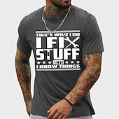 cheap Men&#039;s Plus Size T-shirts-Men&#039;s Plus Size Big Tall T shirt Tee Tee Graphic Tee Crewneck Black White Navy Blue Short Sleeves Outdoor Going out Print Letter Clothing Apparel Cotton Blend Streetwear Stylish Casual