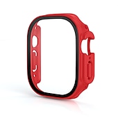 economico Cover per smartwatch-Custodia per orologi con protezione per lo schermo Compatibile con Apple Watch Ultra 49mm / Series 8 7 41mm 45mm / Series 6 5 4 SE 40mm 44mm / Series 3 2 1 38mm 42mm Resistente agli urti PC rigido