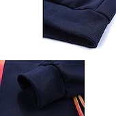 cheap Basic Tracksuits-Men&#039;s Tracksuit Sweatsuit Jogging Suits Black Blue Light Grey Hooded Letter Zipper Pocket 2 Piece Sports Streetwear Streetwear Cool Casual Spring &amp;  Fall Clothing Apparel Hoodies Sweatshirts