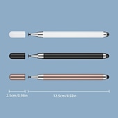abordables Stylets-Stylo capacitif Pour Universel Portable Nouveau design Stylet 2 en 1 ABS