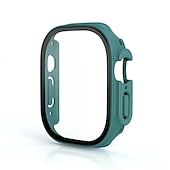 economico Cover per smartwatch-Custodia per orologi con protezione per lo schermo Compatibile con Apple Watch Ultra 49mm / Series 8 7 41mm 45mm / Series 6 5 4 SE 40mm 44mm / Series 3 2 1 38mm 42mm Resistente agli urti PC rigido