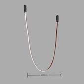 billige Pendellys-led pendel 2/3/4m liner design 1-lys 4000lm minimalistisk design pendel for spisestue, soverom, stue