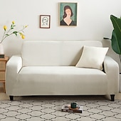 baratos Cobertura de Sofa-capas elásticas para sofá, capa de sofá secional cor de vinho para cães, capas para sofá de dois lugares, em forma de L, 3 lugares, em forma de U, poltrona, protetor de sofá lavável, macio e durável
