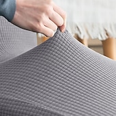 economico Fodera per sedia da pranzo-2 pezzi coprisgabelli da bar idrorepellenti, coprisgabelli da bar elasticizzati bordeaux, coprisgabelli da bar per bar, per patio, bar all&#039;aperto, per matrimonio, con fondo elastico