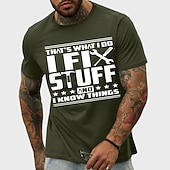 cheap Men&#039;s Plus Size T-shirts-Men&#039;s Plus Size Big Tall T shirt Tee Tee Graphic Tee Crewneck Black White Navy Blue Short Sleeves Outdoor Going out Print Letter Clothing Apparel Cotton Blend Streetwear Stylish Casual