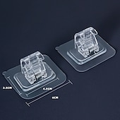 economico Accessori per tende-asta per tende a tensione bianca aste a molla asta per tende espandibile regolabile, per bagno, cucina, finestra, armadio, armadio, libreria progetti fai da te
