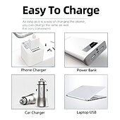 Недорогие Круглые светодиодные лампы-1шт 30 W Круглые LED лампы 1000 lm USB 72 Светодиодные бусины SMD 5730 Водонепроницаемый Перезаряжаемый Диммируемая Белый 5 V / RoHs / CE