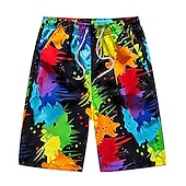 abordables maillot de bain boxer homme-maillot de bain pour hommes short de plage à séchage rapide cordon de serrage léger avec taille et poches élastiques