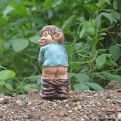 cheap Garden Sculptures&amp;Statues-Country gnome elf courtyard garden decorations resin crafts statues