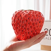economico Vasi e cestini-vasi di fragole creativi composizioni floreali in resina decorazioni morbide per la casa ornamenti per desktop regali 1pc