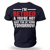 お買い得  メンズグラフィックTシャツ-男性用 グラフィック レタープリント Tシャツ グラフィックTシャツ コットン 半袖 グラフィック シャツ ワイン ホワイト レッド 快適なTシャツ バケーション ストリート ファッションデザイナーの衣類