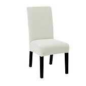 abordables Funda para silla de comedor-Funda para silla de comedor repelente al agua, funda elástica para asiento de silla, funda de licra con protector inferior elástico para comedor, ceremonia de boda, lavable duradera