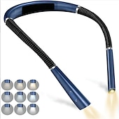 voordelige Leeslampjes-led-halsleeslampjes nieuwigheid flexibele nekverlichting handsfree boeklicht hanling leeslamp draagbare usb oplaadbare boekverlichting